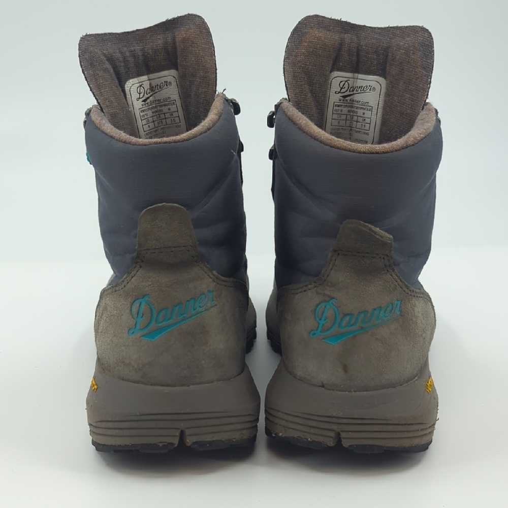 DANNER Women's Explorer 650 5" Gray/Bright Blue Hiking Boots Waterproof Sz 6 - Picture 4 of 8